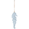 24" Blue Ceramic Sea Horse Windchime with Brown Rope